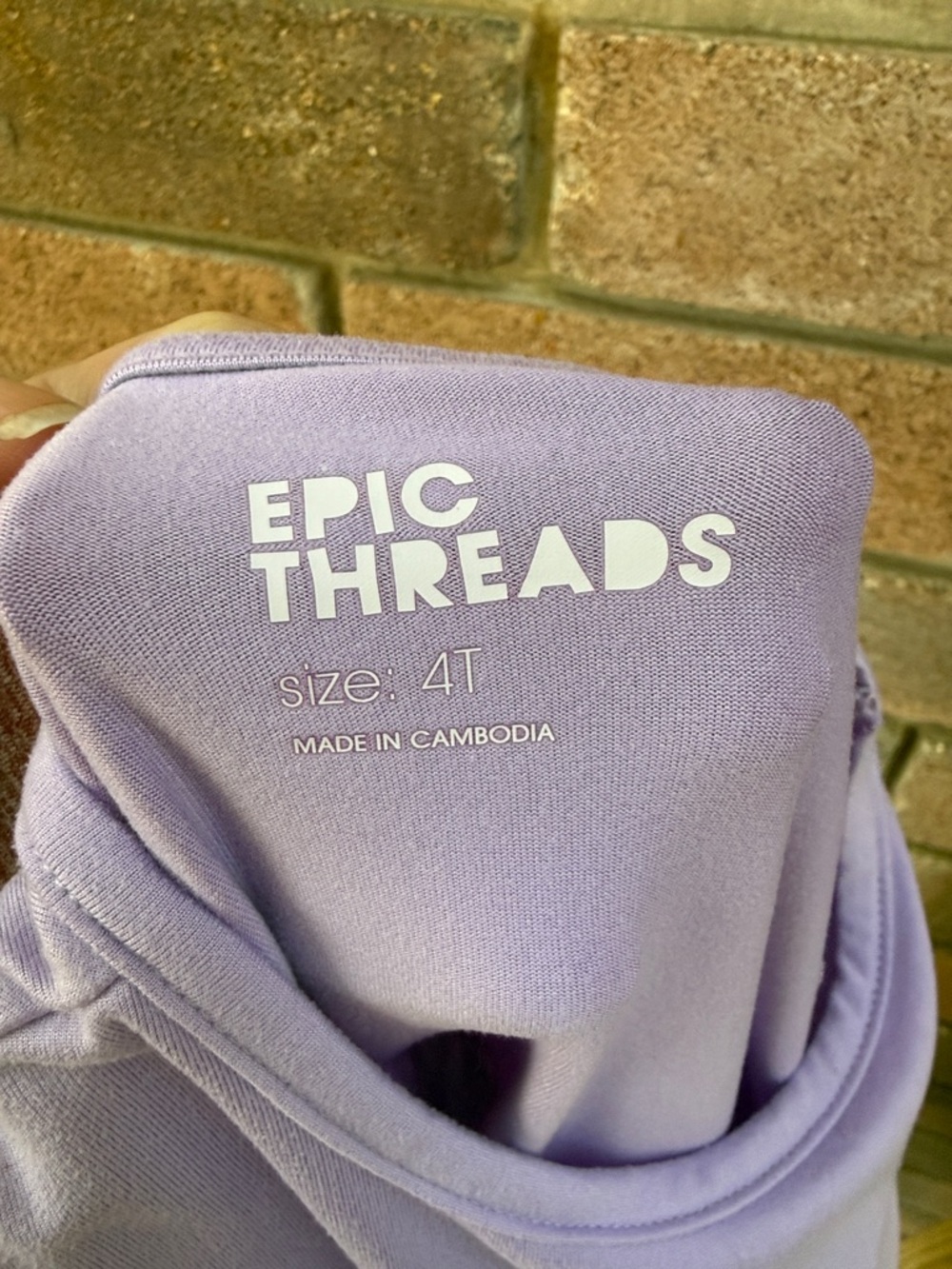 Epic Threads Lavender Toddler Dress Size 4 - Picture 2 of 4